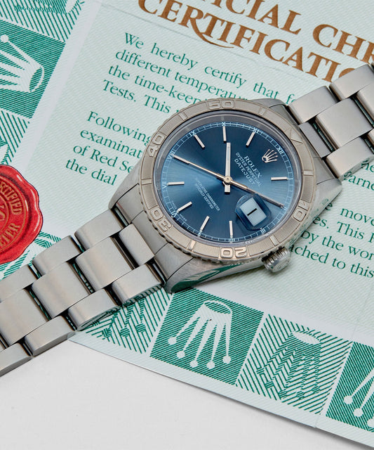 2000 Rolex Thunderbird Datejust Armbanduhr
