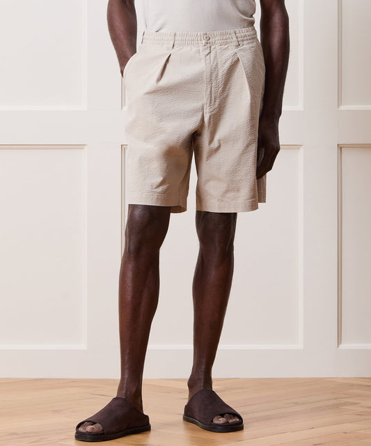 10" Relaxed Seersucker Short