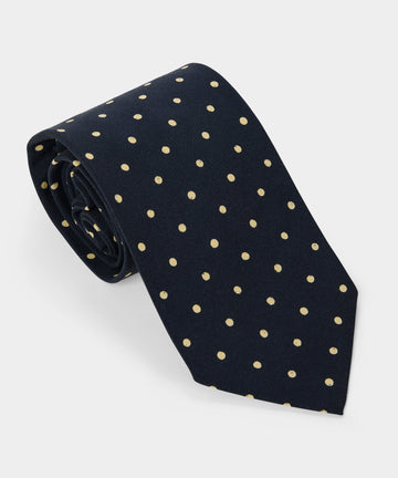 Italian Silk Big Dot Tie