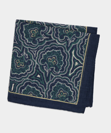 Italian Paisley Pocket Square