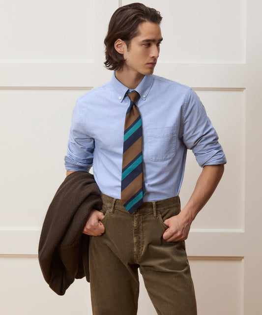 Japanese Selvedge Oxford Button-Down Collar Shirt