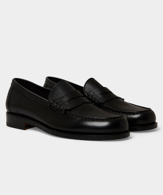 Italian Leather Penny Loafer