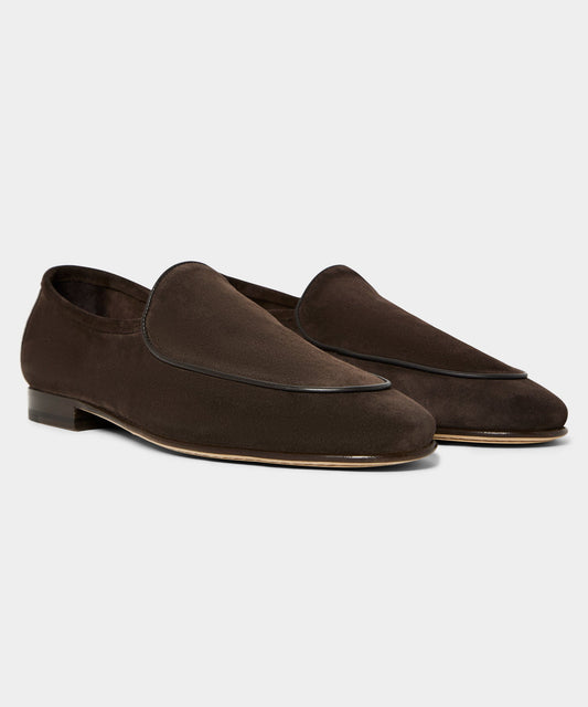 Italian Suede Venetian Loafer
