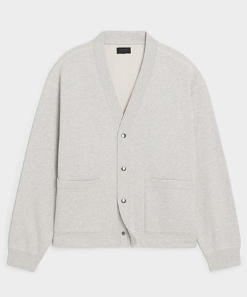 Relaxed Portuguese Terry Cardigan