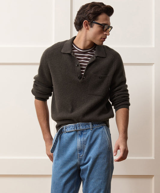 Made in Italy Cashmere Sweater Polo