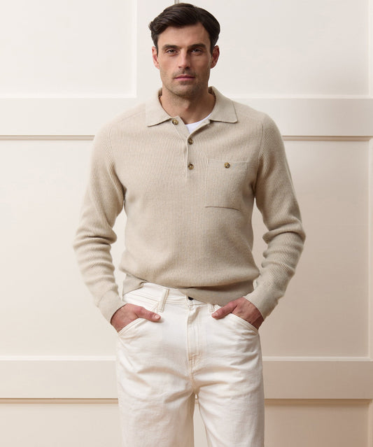 Made in Italy Cashmere Sweater Polo
