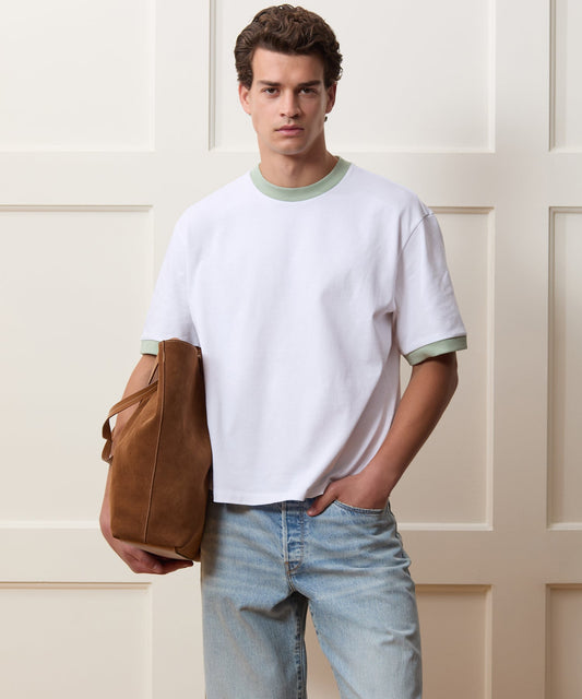 Cropped Portuguese Jersey Ringer Tee