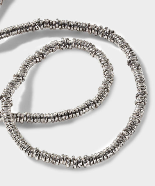 John Hardy Sterling Silver Heishi Necklace