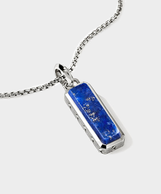 John Hardy Sterling Silver Lapis Lazuli Necklace