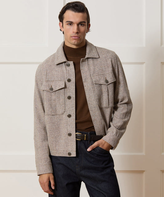 Militär-Overshirt aus Donegal