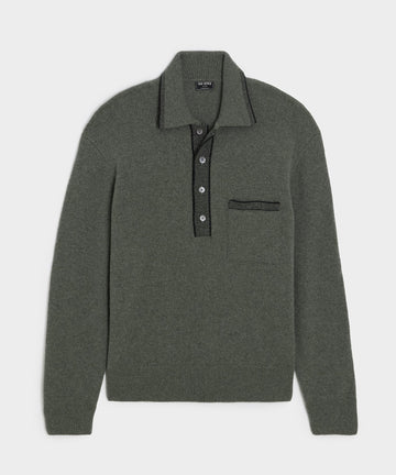 Wool Tipped Sweater Polo