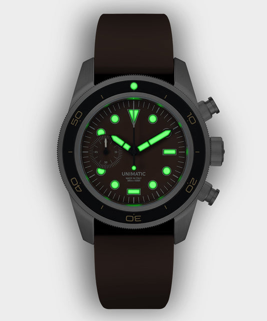 Unimatic U3-DHBR Heritage Chronograph Diver Watch