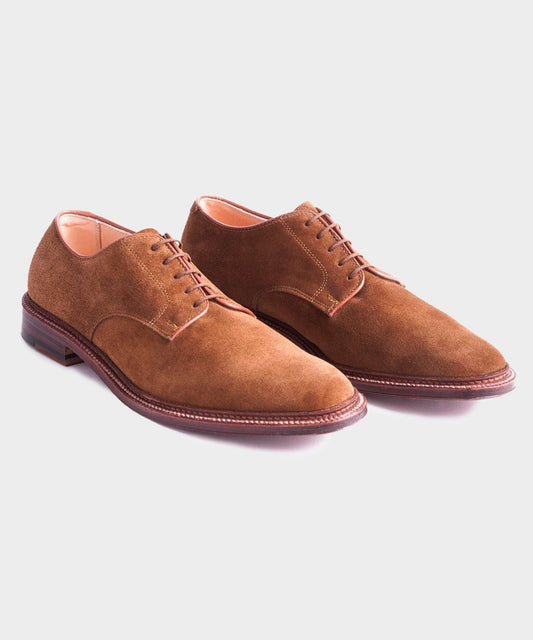 Alden Unlined Suede Plain Toe Blucher