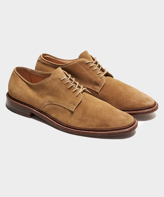 Alden Unlined Suede Plain Toe Blucher