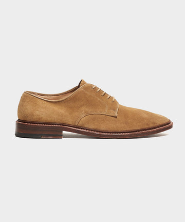 Alden Unlined Suede Plain Toe Blucher