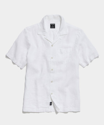 Sea Soft Irish Linen Camp Collar Shirt