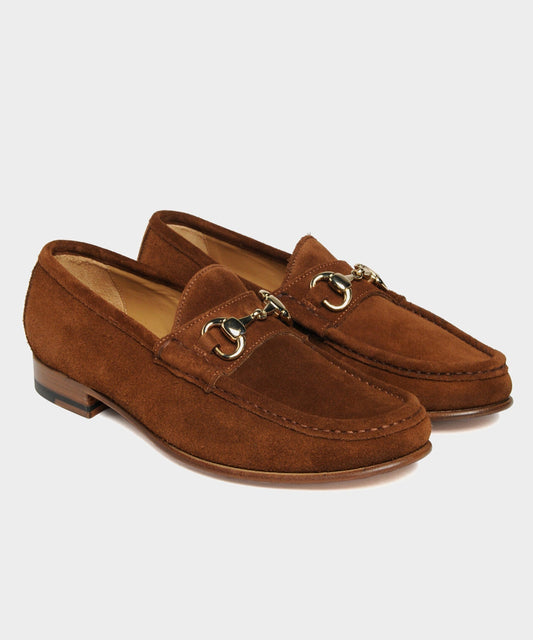 Yuketen Moc Ischia Horsebit Suede Loafer