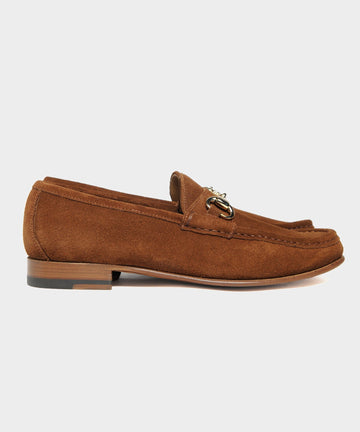 Yuketen Moc Ischia Horsebit Suede Loafer